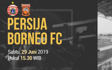 Prediksi Persija Jakarta vs Borneo FC 29 Juni 2019
