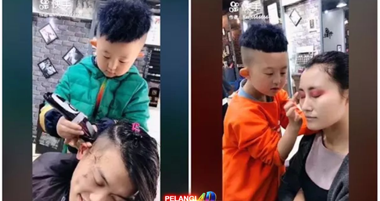 Keren, Bocah 6 Tahun Asal Tiongkok Viral karena Jago Menata Rambut