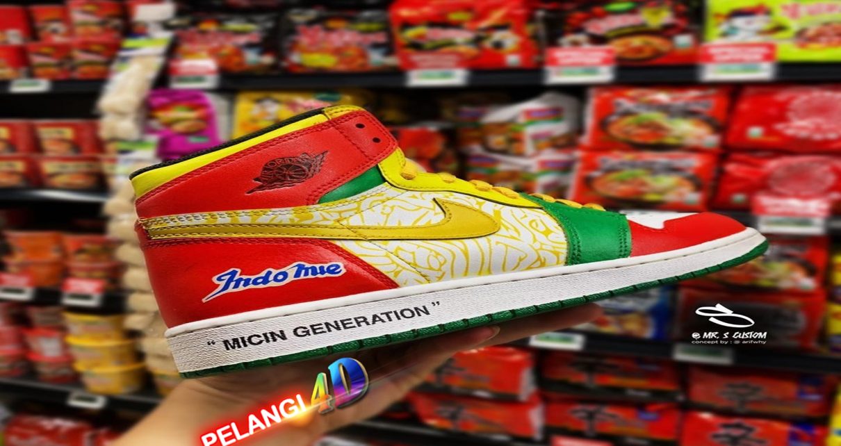 Dijual Rp 3,3 Juta, Begini Proses Pembuatan Sneakers Nike x Indomie