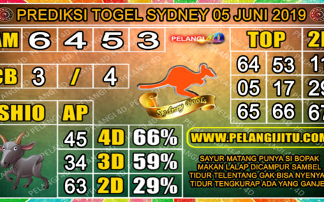 PELANGI4D - PREDIKSI TOGEL SYDNEY 05