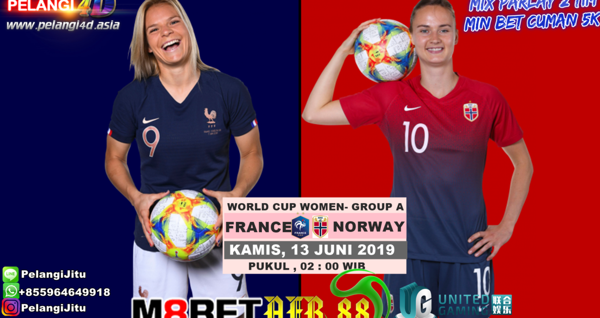 Prediksi France vs Norway 13 Juni 2019
