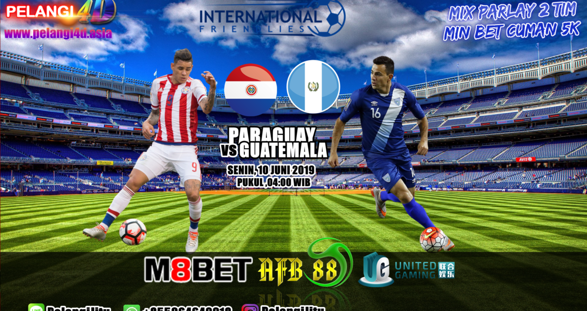 Prediksi Skor PARAGUAY Vs GUATEMALA 10 juni 2019