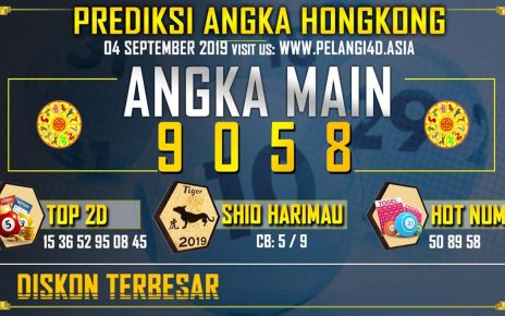 PREDIKSI TOGEL HONGKONG POOLS 04 SEPTEMBER 2019