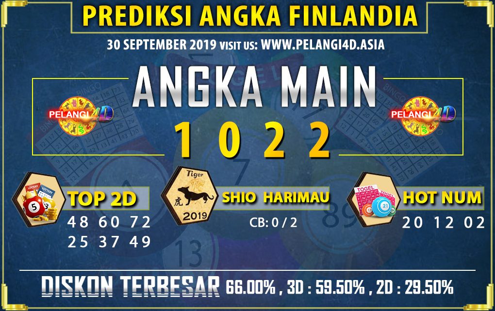 PREDIKSI TOGEL FINLANDIA POOLS 30 SEPTEMBER 2019