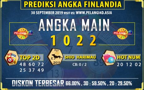 PREDIKSI TOGEL FINLANDIA POOLS 30 SEPTEMBER 2019