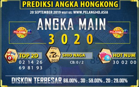 PREDIKSI TOGEL HONGKONG POOLS 20 SEPTEMBER 2019