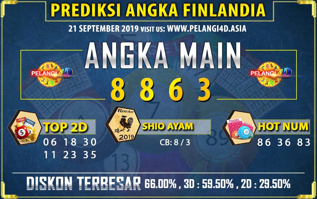 PREDIKSI TOGEL FINLANDIA POOLS 21 SEPTEMBER 2019