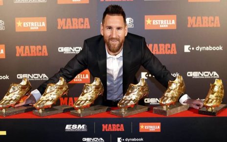 Kalahkan Mbappe 'Lionel Messi Raih Trofi Sepatu Emas Eropa 2019'