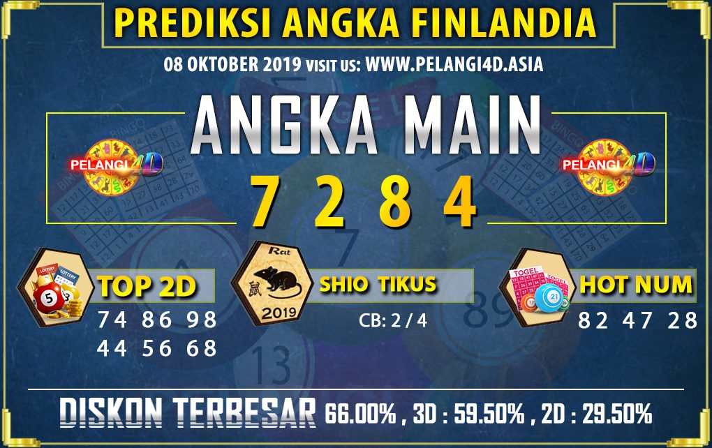 PREDIKSI TOGEL FINLANDIA POOLS 08 OKTOBER 2019