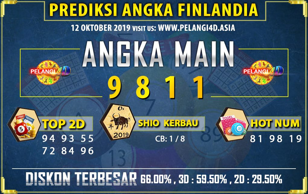 PREDIKSI TOGEL FINLANDIA POOLS 12 OKTOBER 2019