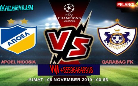 Prediksi APOEL Nicosia Vs Qarabag FK 08 November 2019 | Liga Champions UEFA