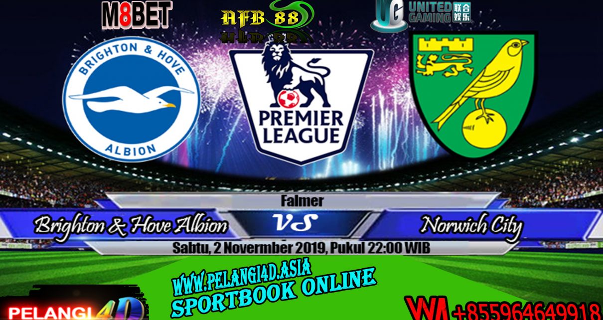 Prediksi Bola Brighton & Hove Albion vs Norwich City 2 November 2019