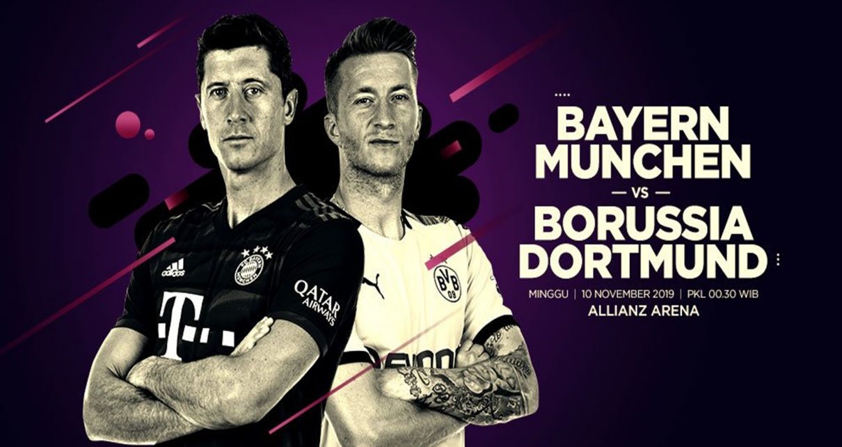 Prediksi Bayern Munchen vs Borussia Dortmund 10 November 2019