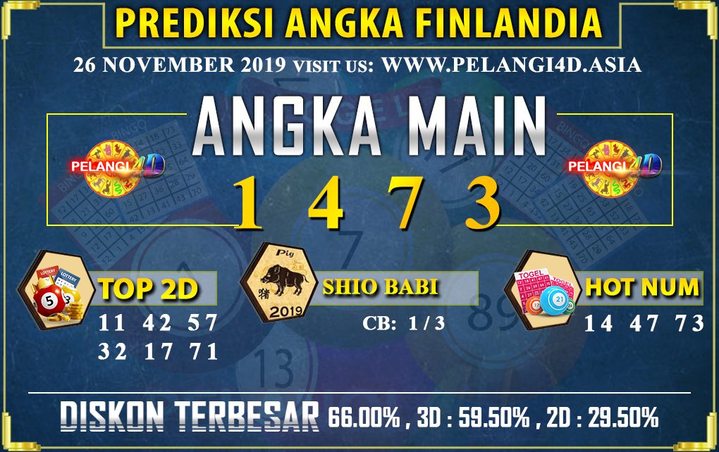 PREDIKSI TOGEL FINLANDIA POOLS 26 NOVEMBER 2019