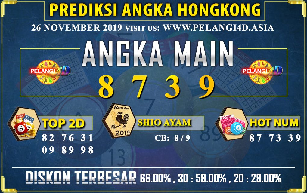 PREDIKSI TOGEL HONGKONG POOLS 26 NOVEMBER 2019