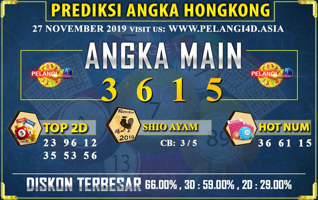 PREDIKSI TOGEL HONGKONG POOLS 27 NOVEMBER 2019