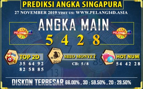 PREDIKSI TOGEL SINGAPORE POOLS 27 NOVEMBER 2019