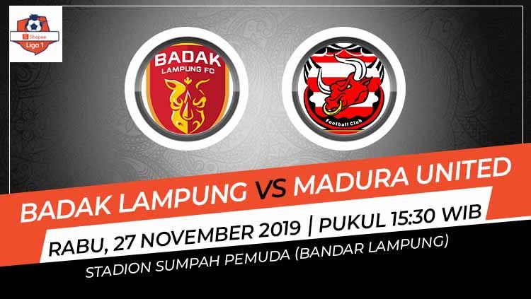 Prediksi Pertandingan Liga 1 2019 Badak Lampung FC vs Madura United
