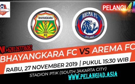 Prediksi Pertandingan Liga 1 Bhayangkara FC vs Arema FC