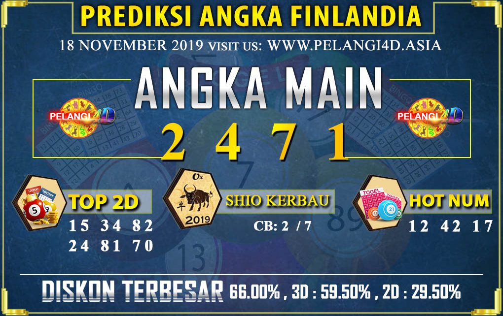 PREDIKSI TOGEL FINLANDIA POOLS 18 NOVEMBER 2019