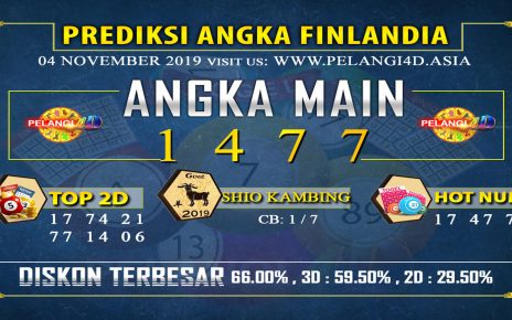 PREDIKSI TOGEL FINLANDIA POOLS 04 NOVEMBER 2019