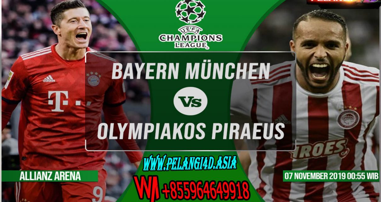 Prediksi Bayern Munchen vs Olympiakos 7 November 2019