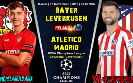 Prediksi Bayer Leverkusen Vs Atletico Madrid 07 November 2019