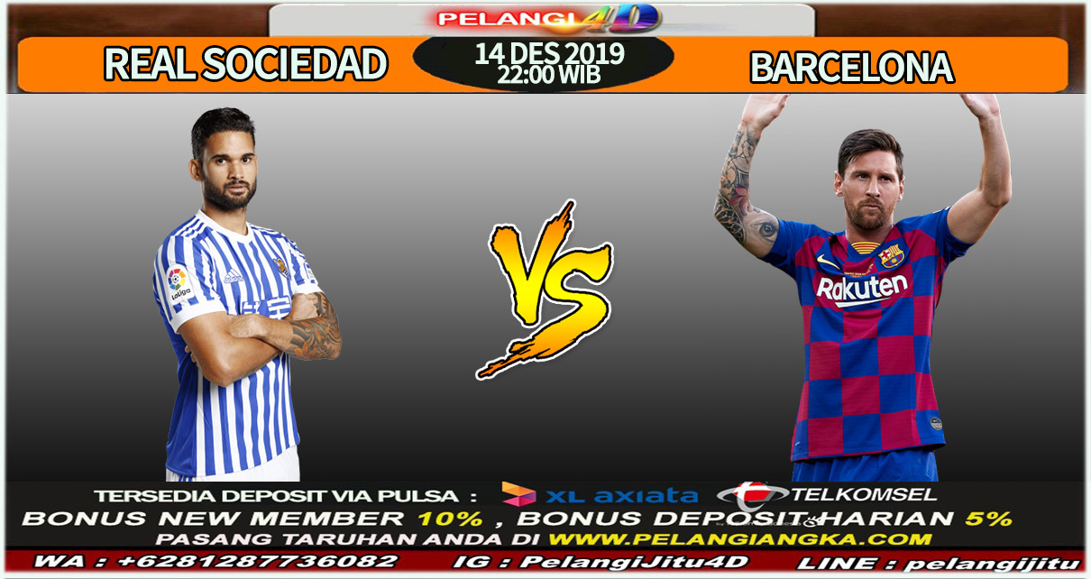Prediksi Real Sociedad vs Barcelona 14 Desember 2019