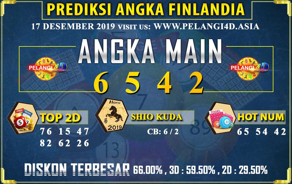 PREDIKSI TOGEL FINLANDIA POOLS 17 DESEMBER 2019