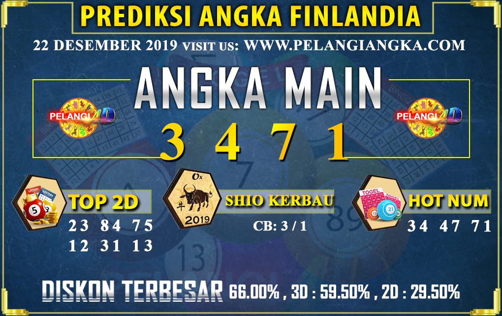 PREDIKSI TOGEL FINLANDIA POOLS 22 DESEMBER 2019