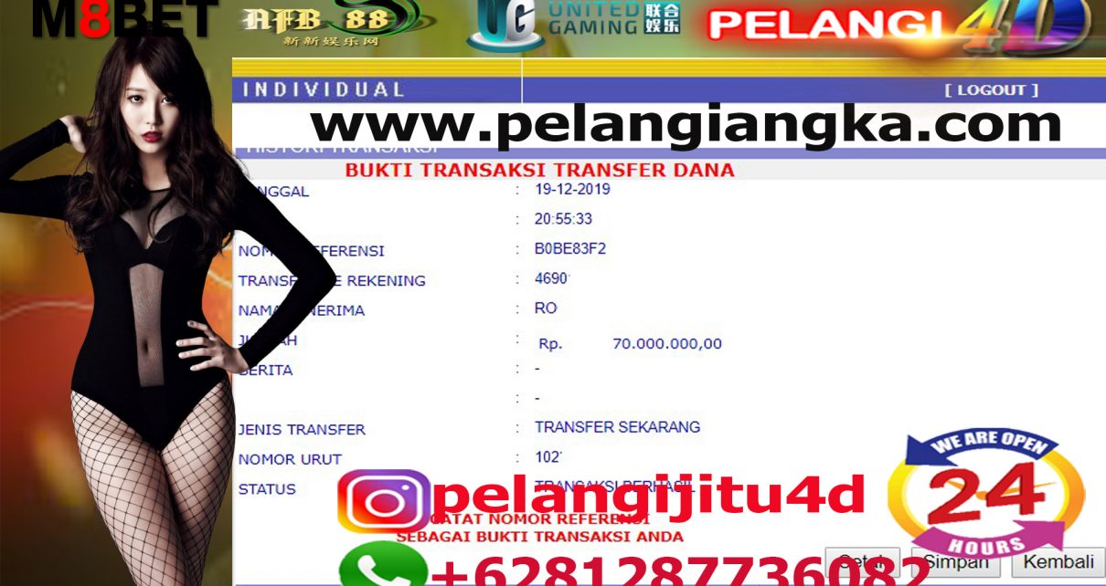 Bukti Jacpot Member Pelangi4d 70.000.000 Juta Kami Bayar Lunas