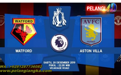 Prediksi Watford vs Aston Villa 28 Desember 2019