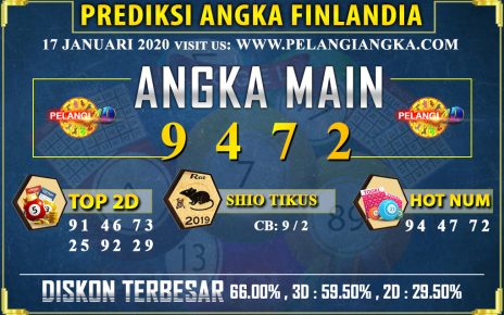 PREDIKSI TOGEL FINLANDIA POOLS 17 JANUARI 2020