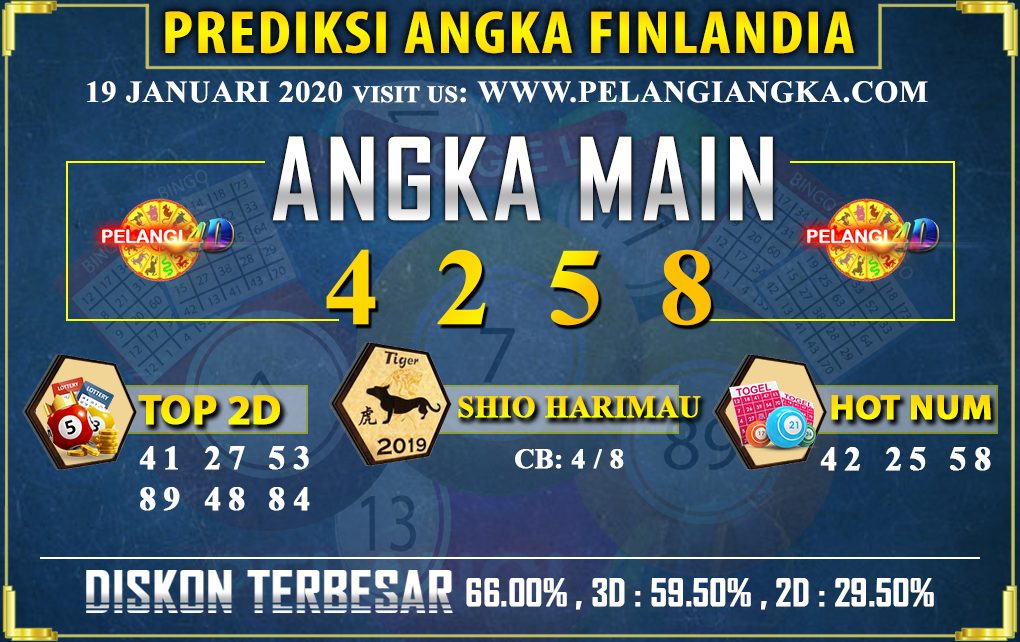 PREDIKSI TOGEL FINLANDIA POOLS 18 JANUARI 2020