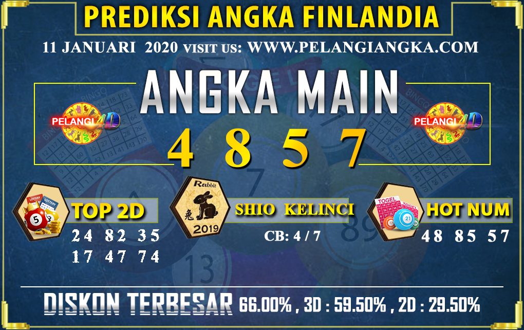 PREDIKSI TOGEL FINLANDIA POOLS 11 JANUARI 2020