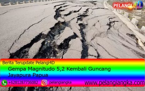 Gempa Magnitudo 5,2 Kembali Guncang Jayapura Papua
