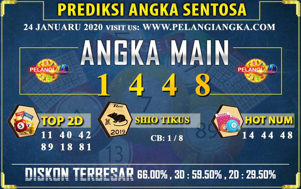 PREDIKSI TOGEL SENTOSA POOLS 24 JANUARI 2020