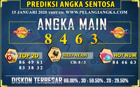 PREDIKSI TOGEL SENTOSA POOLS 15 JANUARI 2020