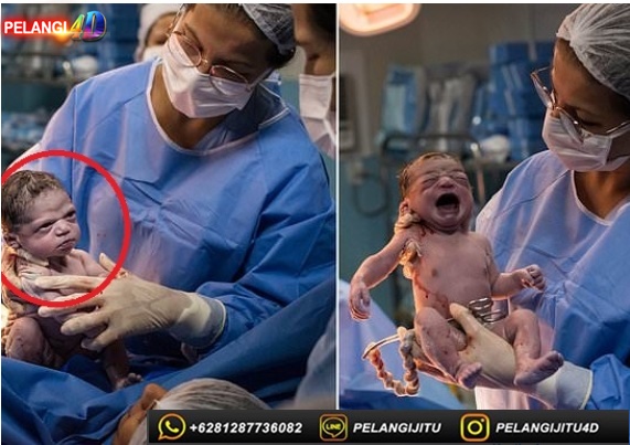 Viral Foto Bayi Langsung Pasang Muka Cemberut Saat Baru di Lahirkan
