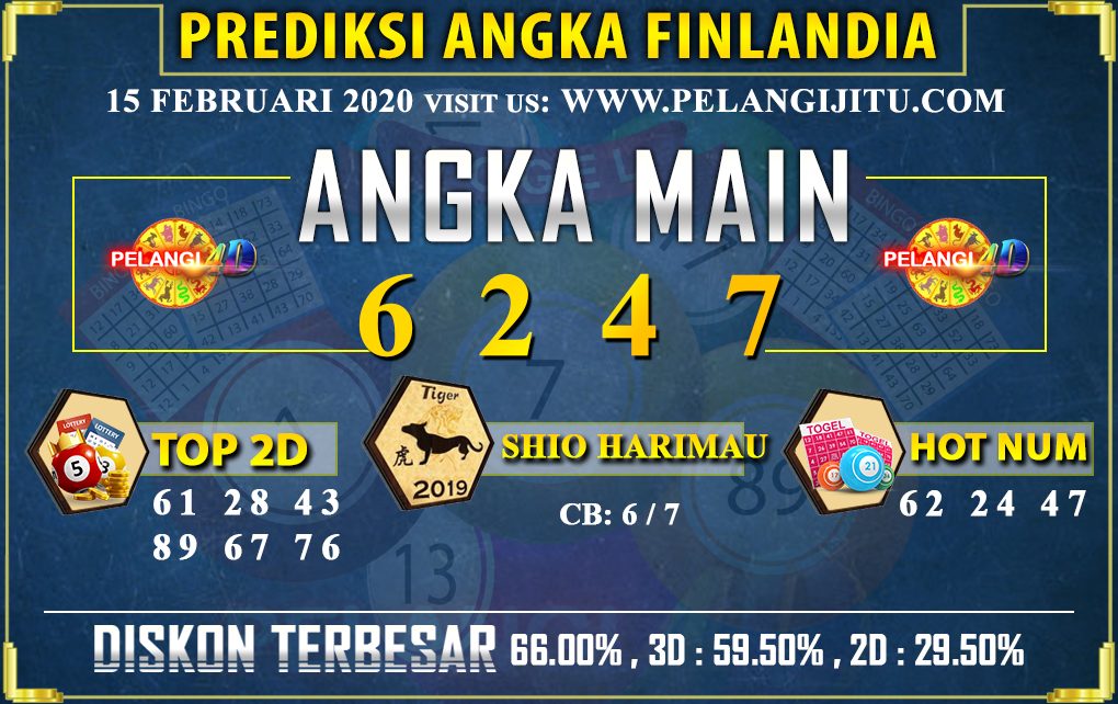 PREDIKSI TOGEL FINLANDIA POOLS 15 FEBRUARI 2020