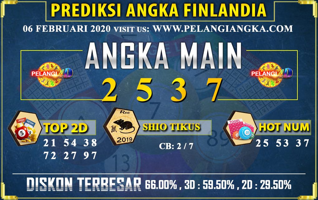 PREDIKSI TOGEL FINLANDIA POOLS 06 FEBRUARI 2020