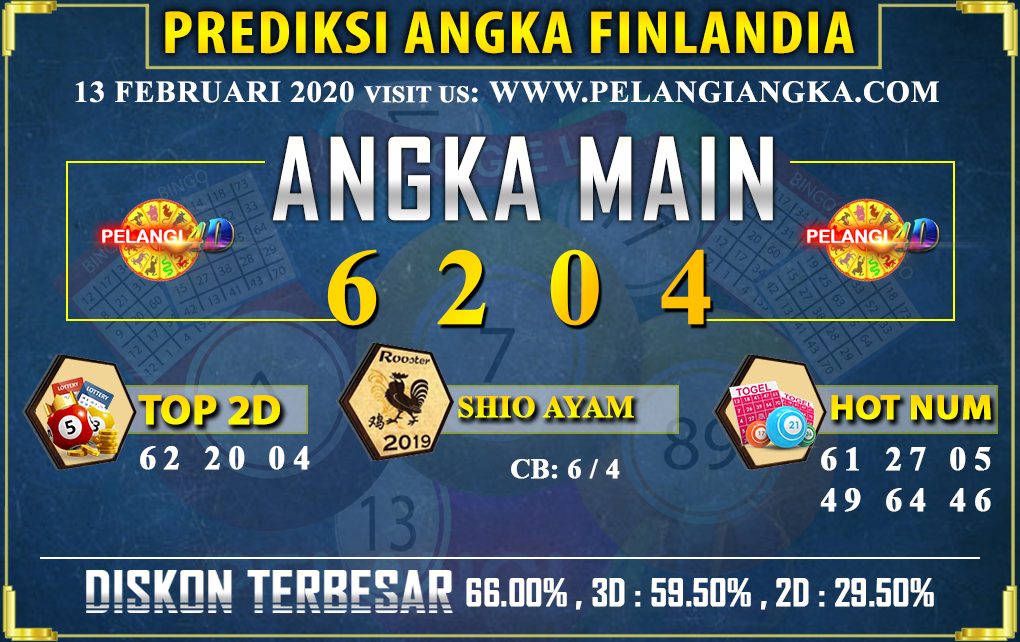 PREDIKSI TOGEL FINLANDIA POOLS 13 FEBRUARI 2020