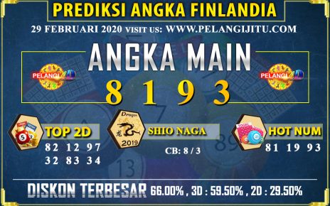 PREDIKSI TOGEL FINLANDIA POOLS 29 FEBRUARI 2020