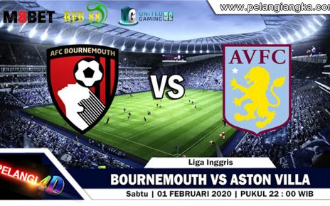 Prediksi AFC Bournemouth Vs Aston Villa 01 Februari 2020 Pukul 22.00 WIB