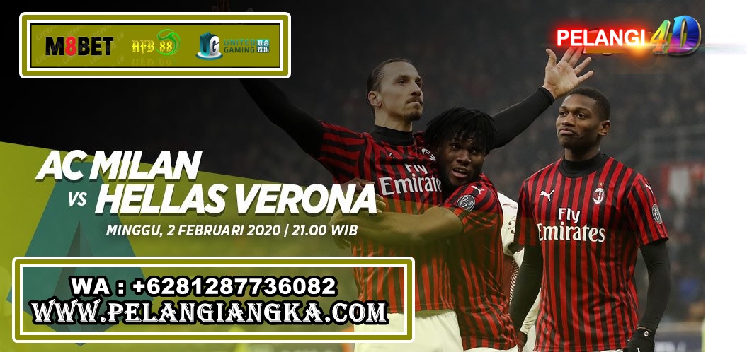 Prediksi AC Milan vs Verona 2 Februari 2020