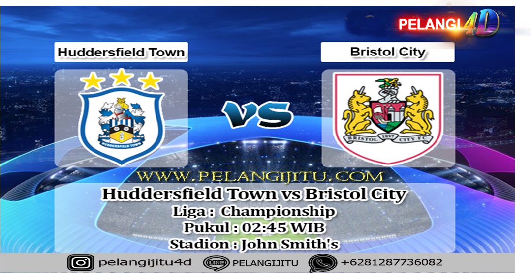 Prediksi Skor Huddersfield Town vs Bristol City 26 Februari 2020