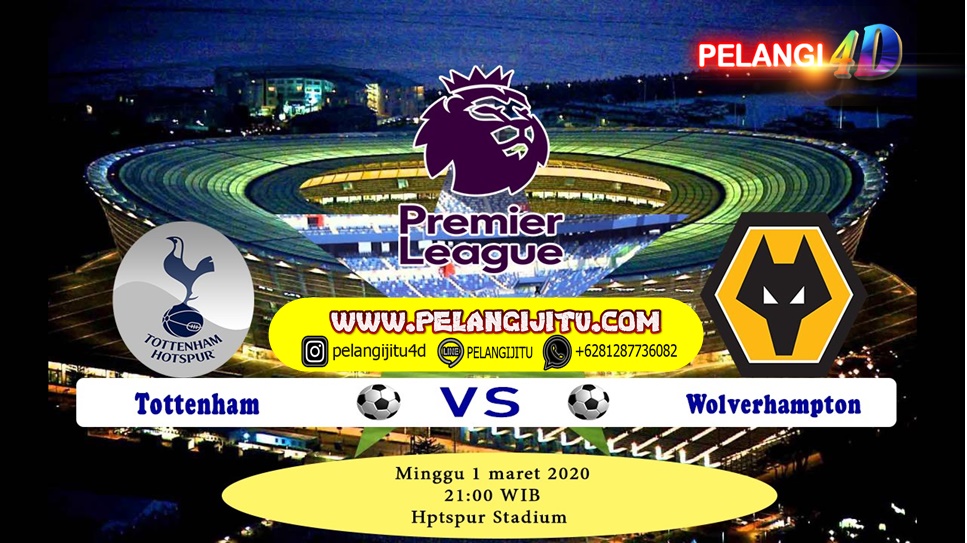 Prediksi Skor Bola Tottenham Hotspur vs Wolverhampton 1 Maret 2020