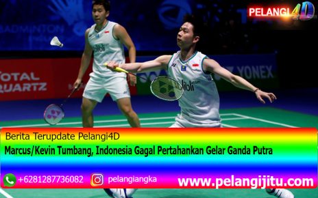 Marcus/Kevin Tumbang, Indonesia Gagal Pertahankan Gelar Ganda Putra