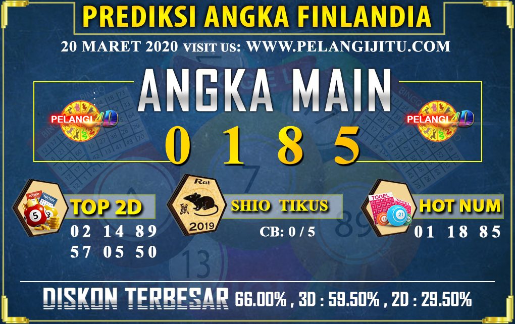 PREDIKSI TOGEL FINLANDIA LOTTERY 20 MARET 2020