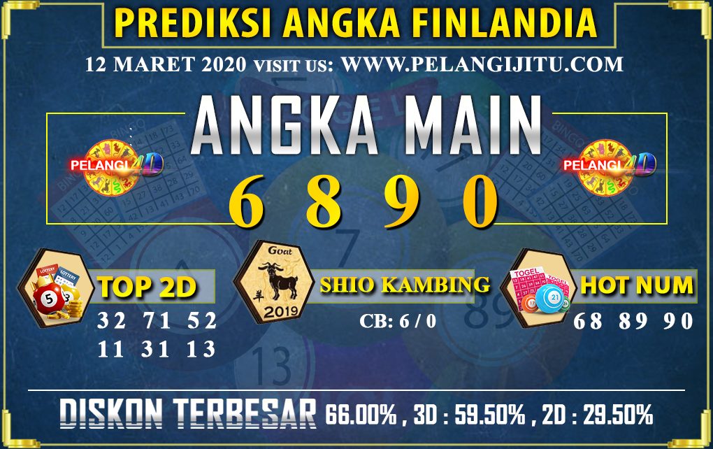 PREDIKSI TOGEL FINLANDIA LOTTERY 12 MARET 2020